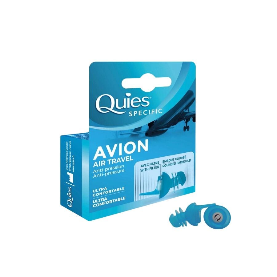 Quies Specific Air Travel Pressure Regulating Earplugs 1 Pair