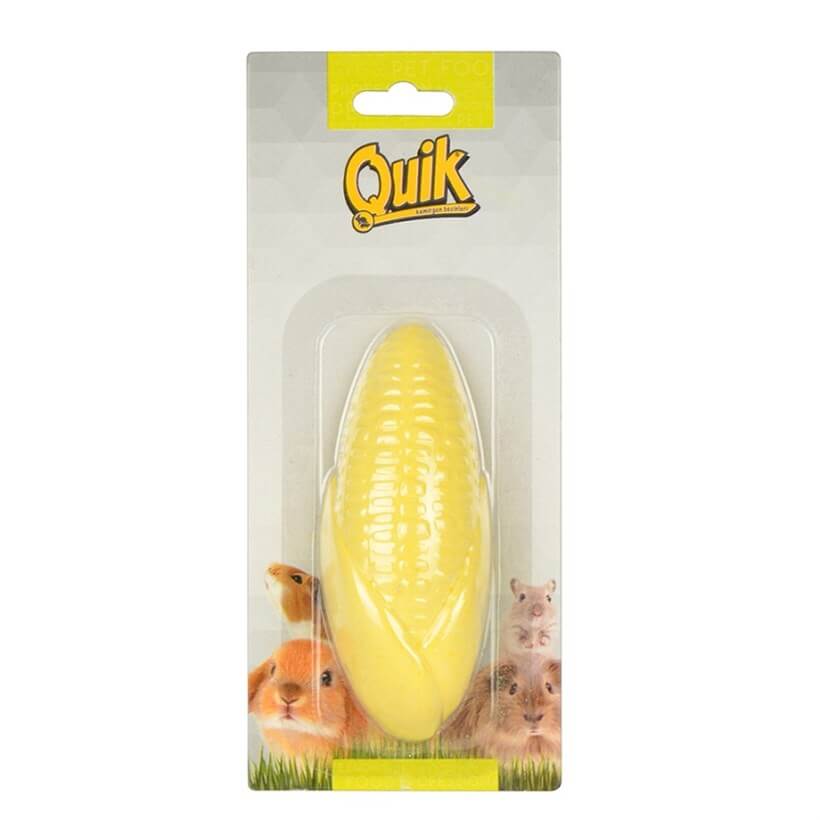 Quik Rodent Calcium Block Corn Shape for Dental Health