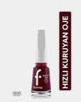 Flormar Quick Dry Nail Polish - Intense Pigmentation for Women | 022 Velvet - view 3