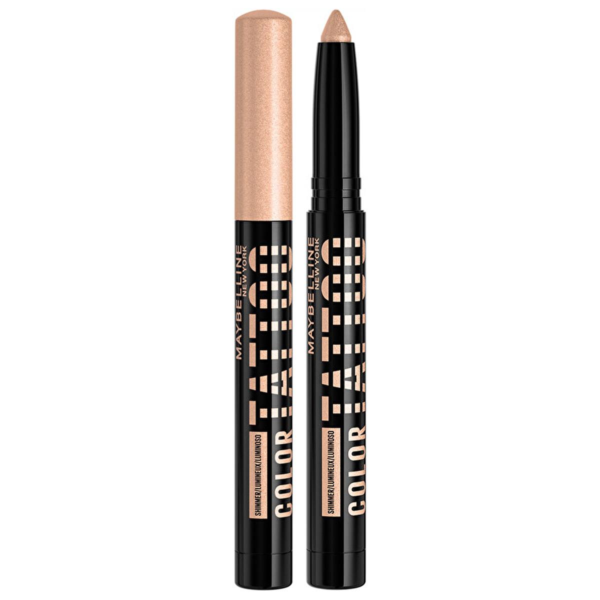 Maybelline Color Tattoo Courageous: Long-Lasting, Smudge-Proof Cream Eyeshadow for Intense Color Maybelline Color Tattoo Cream Eyeshadow: Long-Lasting Color Cream eyeshadow, Long-lasting eyeshadow, Waterproof eye makeup, Smudge-proof eyeshadow, Maybelline Color Tattoo, Cream eyeshadow stick, Intense color eyeshadow, Drugstore eyeshadow, Eye makeup, Color Tattoo eyeshadow, cream shadow, long lasting, water resistant, smudge proof, eye color, maybelline, color tattoo, eye, makeup, cosmetics, beauty, eye shado