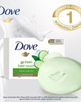 Dove Beauty Cream Bar Go Fresh Fresh Touch Nemlendirici Krem Sabun - Moisturizing Soap Bar for Soft, Smooth Skin - view 3