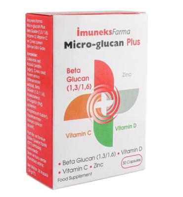 Imuneks Beta Glucan Supplement with Vitamin D, C & Zinc - Immune System Support for Adults & Children - Vitamin & Supplement