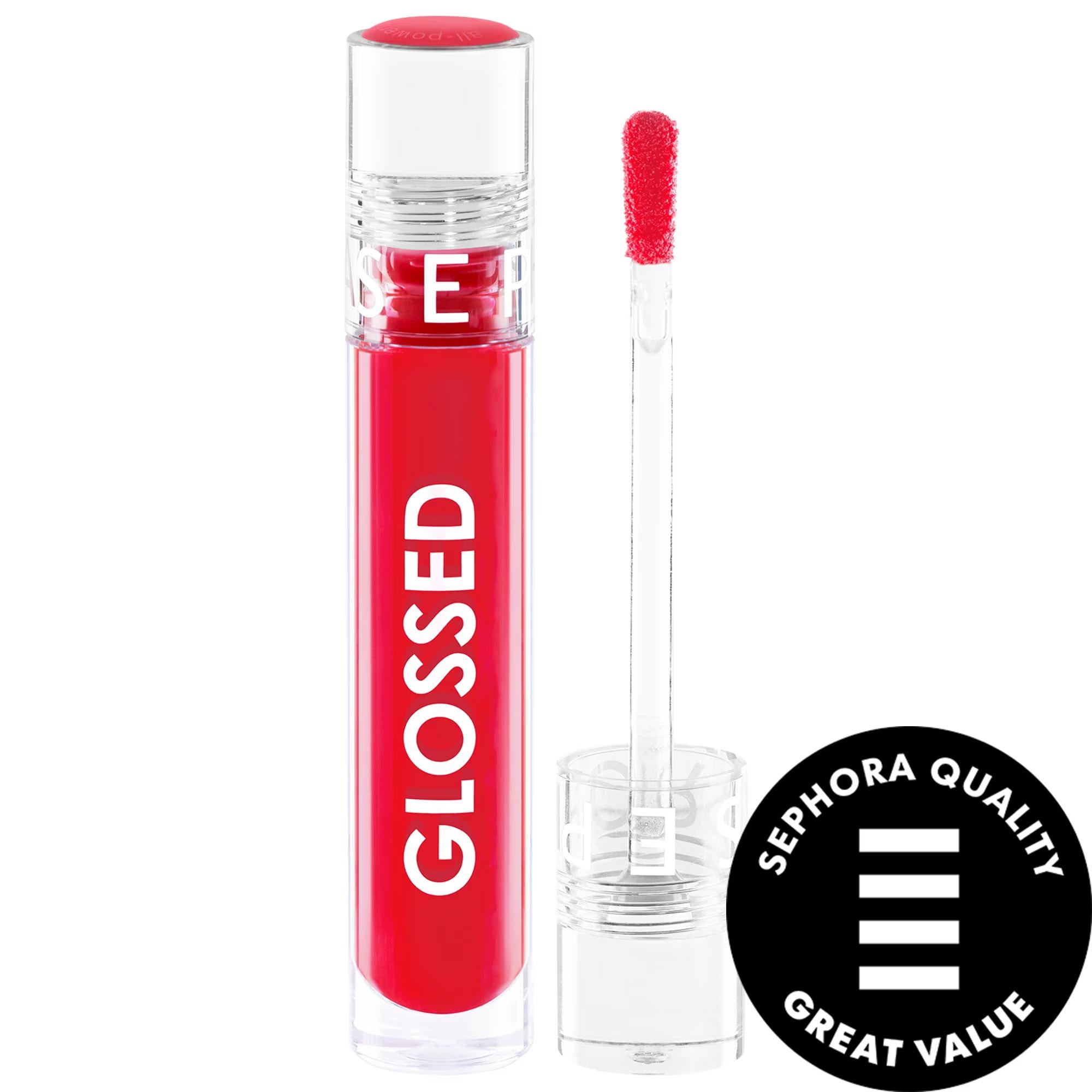 Sephora Collection Glossed Hydrating Long Wear Lip Gloss - Hydrating, High-Shine, Nonsticky Lip Gloss Hydrating Long Wear Lip Gloss by Sephora Collection hydrating lip gloss, long-wearing lip gloss, nonsticky lip gloss, high-shine lip gloss, clean beauty lip products, lip care, moisturizing lip gloss, Sephora Collection, cosmetics, beauty products, lip gloss, long-lasting lip gloss, natural ingredients, cruelty-free, gluten-free, recyclable packaging