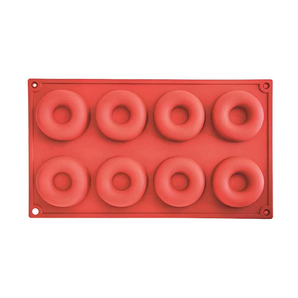 Lia Silicone Chocolate Mold - Donut DNT 29 - Flexible, Non-Stick, Reusable Chocolate Shaping Tool - Food & Candy