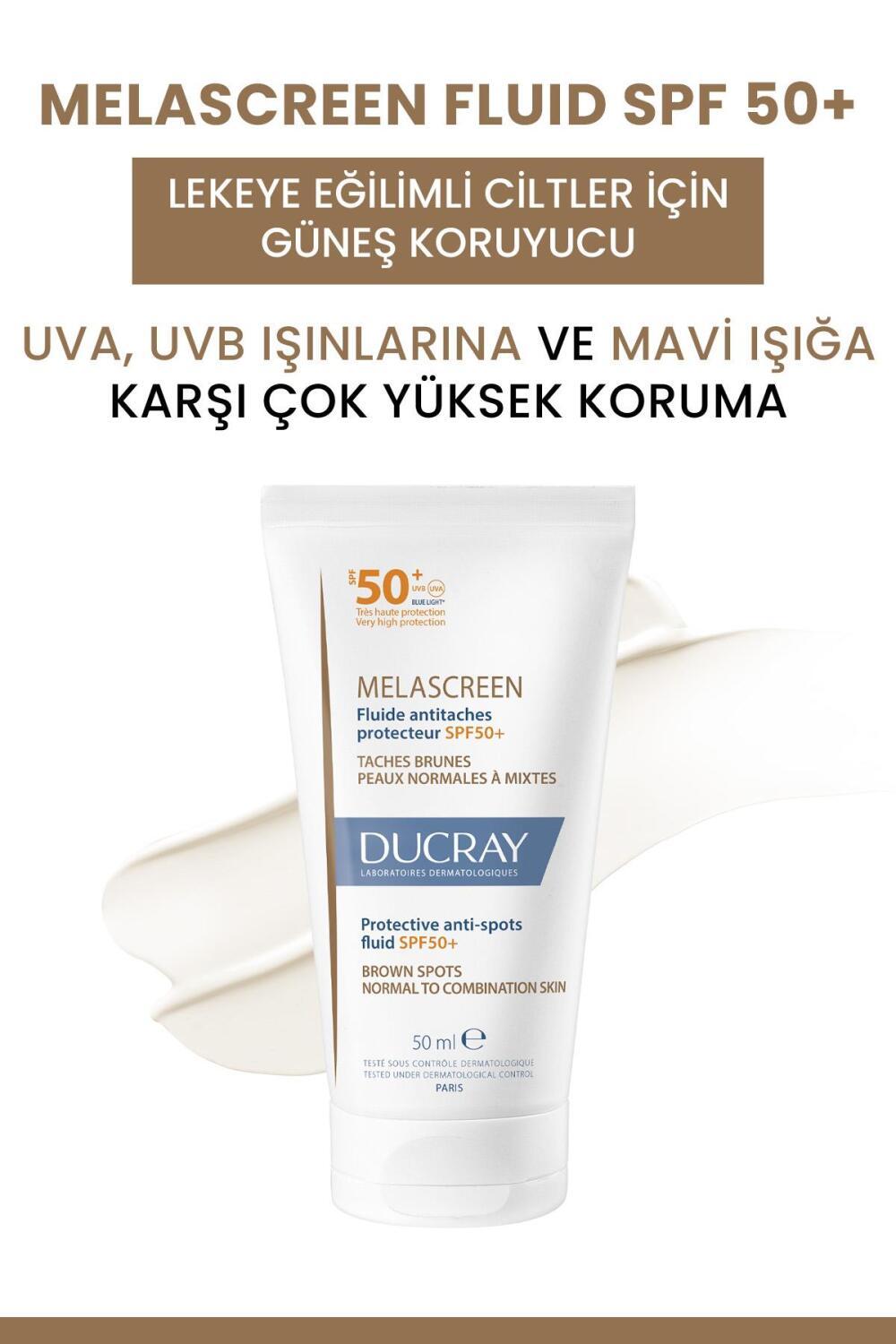 Ducray Melascreen Protective Anti-Spot Fluid SPF50+ - Anti-Aging, Water-Resistant Sunscreen for Sensitive Skin - 1.69 fl oz - image 7