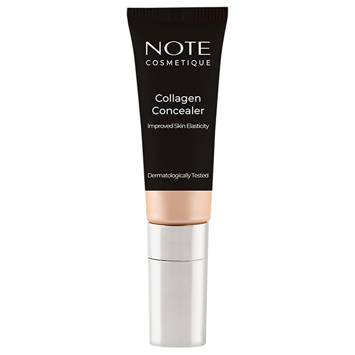 note-collagen-concealer-01-product-image, note-collagen-concealer-01-application Note Collagen Concealer 01 - Soft Creamy Formula for Blemish Covering & Brightening | For Women & Aging Concerns Note Collagen Concealer 01 - Smooth & Brightening Formula makeup, concealer, anti-aging, women, cosmetic, beauty, Note, smooth, brightening, ai-generated