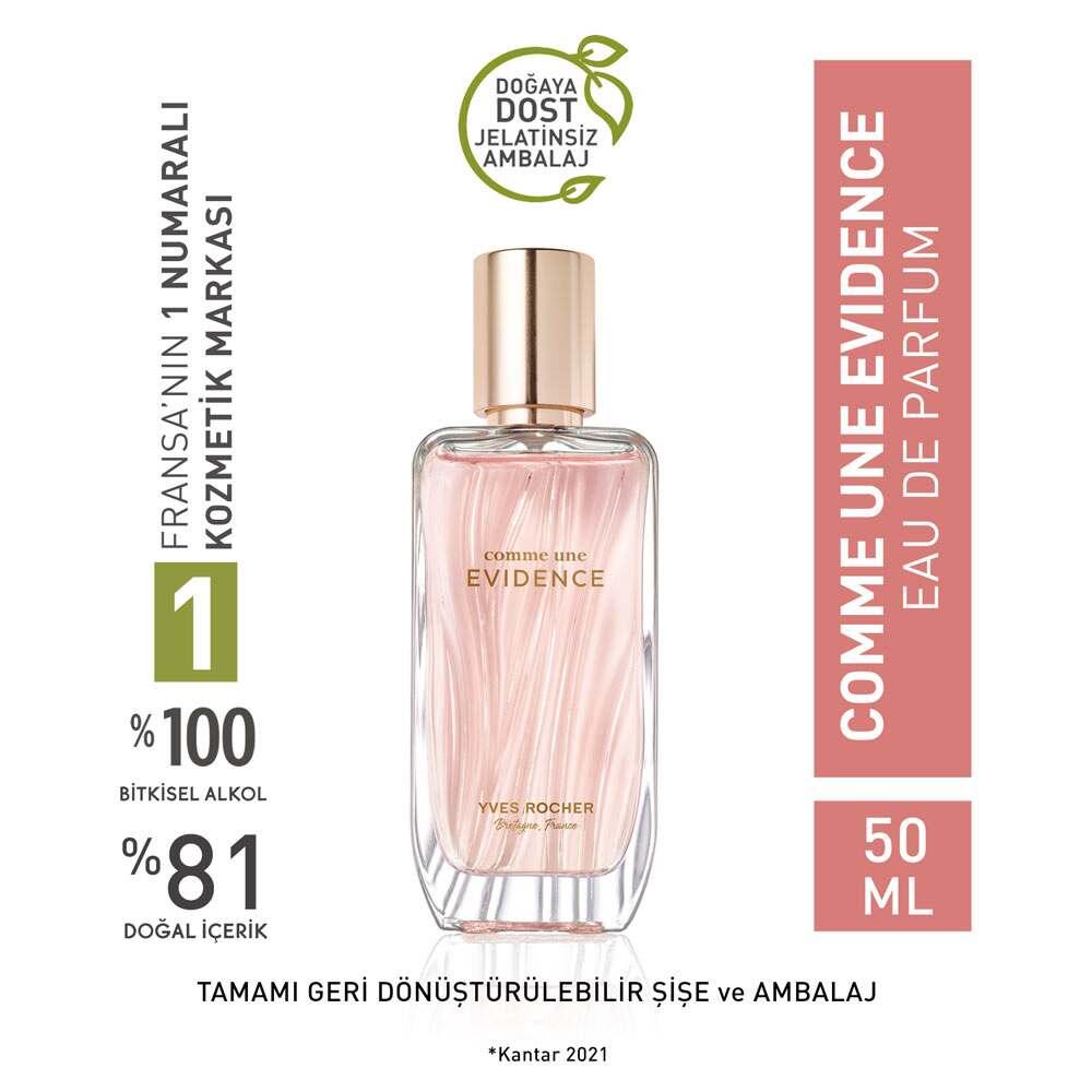 Comme une Evidence - Timeless Floral Perfume for the Sophisticated - EDP 50ml Comme une Evidence EDP Perfume - Timeless Floral Scent Perfume, EDP, Floral fragrance, Chypre scent, Isparta Rose, Bergamot, Patchouli, Annick Ménardo, Timeless elegance, Sophisticated scent, Long-lasting fragrance, Gift for her, Signature scent, Luxury perfume