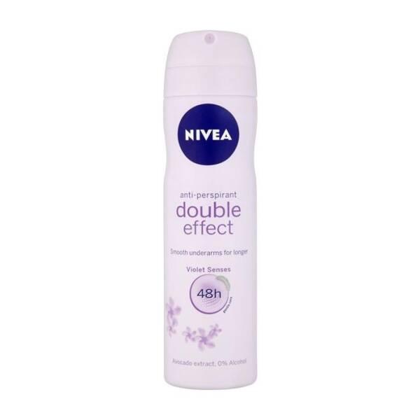 Nivea Double Effect Deodorant Spray - Long Lasting Odor Protection & Smooth Skin for Women - Perfect for Underarm Shaving - 150ml Nivea Double Effect Deodorant: Long-Lasting Protection & Smooth Skin Nivea Deodorant Spray, Double Effect Deodorant, Long Lasting Deodorant, Smooth Skin Deodorant, Underarm Shaving Deodorant, Deodorant for Women, Deodorant for sensitive skin, deodorant, spray, women's deodorant, odor protection, smooth skin, shaving, underarm care, personal care, beauty, cosmetic, female hygiene,