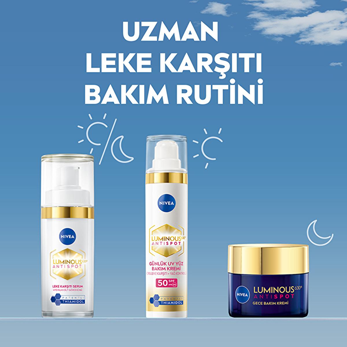 Nivea Luminous630 Anti-Spot Serum for Face - Reduces Dark Spots, Hydrates Skin Nivea Luminous630 Anti-Spot Serum - Reduces Dark Spots Nivea Luminous630, Anti-spot serum, Thiamidol, Dark spot correction, Skincare for hyperpigmentation, Face serum, Skincare, Hyperpigmentation treatment, Sensitive skin friendly, Hydrating serum