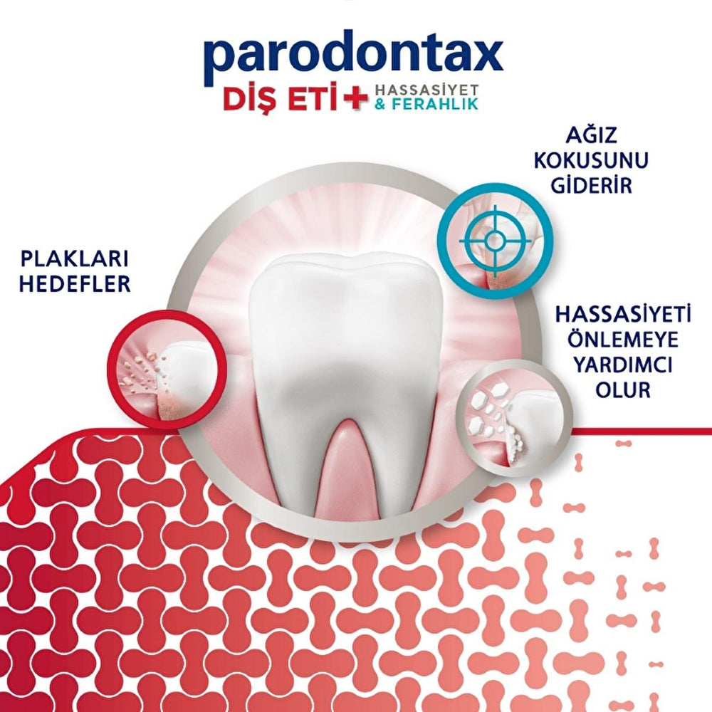 Parodontax Whitening Toothpaste for Sensitive Teeth and Gums - Anti-Plaque, Fluoride, 2.54 fl oz - view 5