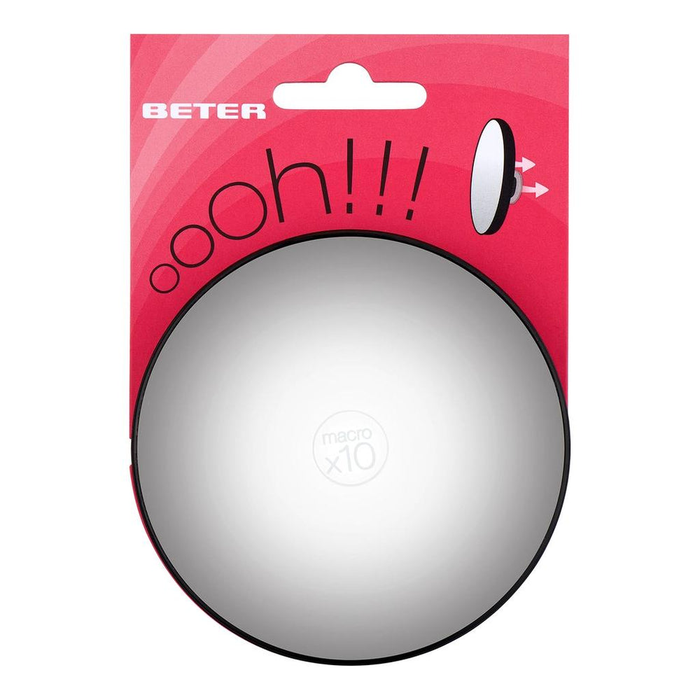 Beter 10x Magnifying Suction Cup Mirror for Precise Grooming