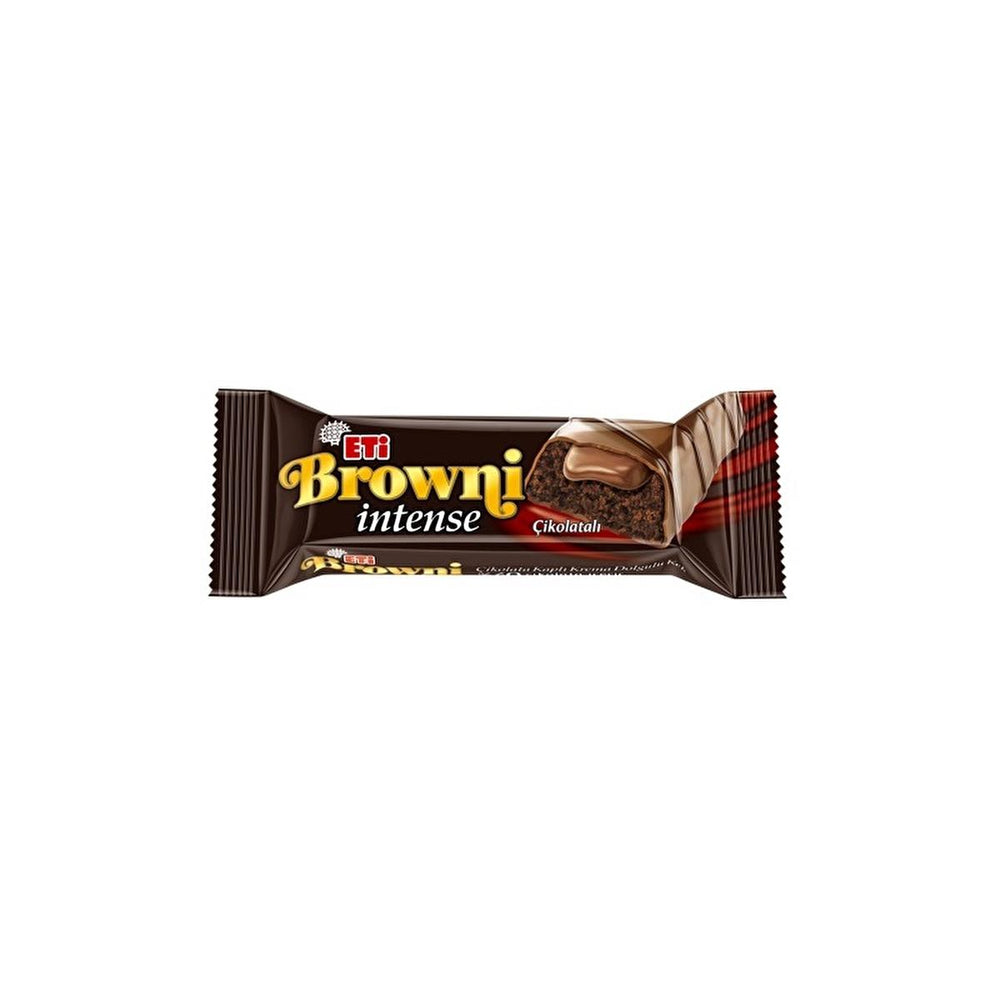 Eti Chocolate Coated Brownie Snack - Intense Chocolate Flavor, Portable & Convenient - Food & Candy