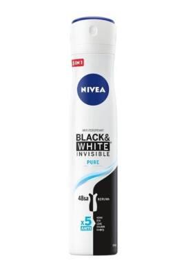 Nivea Women's Black Invisible Pure Deodorant Spray - Long Lasting Antiperspirant Protection, 150ml Nivea Black Invisible Pure Deodorant Spray - 48hr Protection Women's Deodorant Spray, Nivea Black Invisible Pure Deodorant, Long-lasting Antiperspirant, Dermatologically Tested Deodorant, Stain-free Deodorant for Clothing, antiperspirant spray, women's personal care, long-lasting freshness, confidence, Nivea Creme, Pro-vitamin, sensitive skin friendly, 150ml deodorant, on-the-go personal care