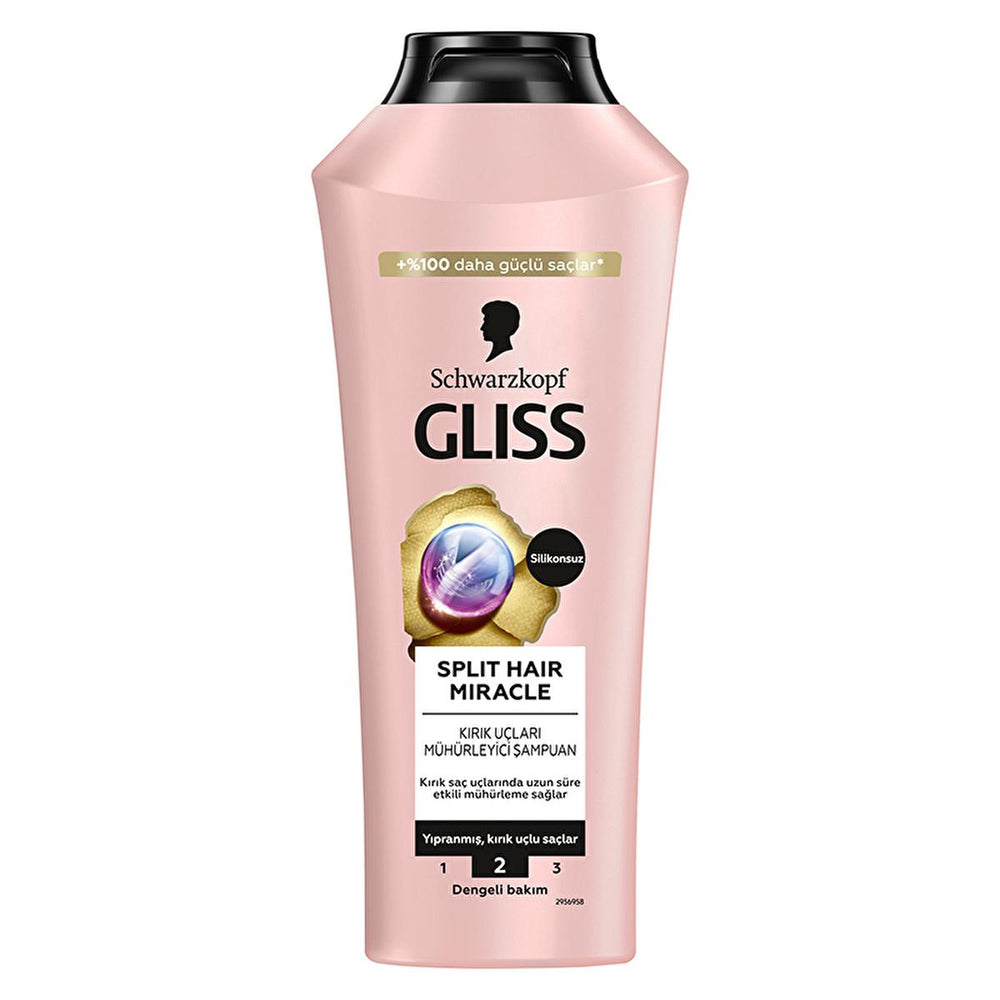 Gliss Split Hair Miracle Repairing Shampoo for Damaged Hair - Silicone-Free, Nourishing, and Split End Repair - - view 4