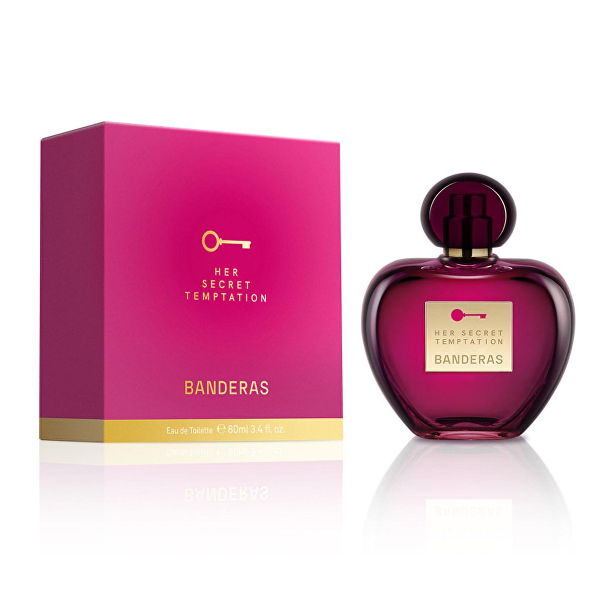 Antonio Banderas Her Secret Temptation EDT Perfume for Women - Seductive Woody & Spicy Fragrance Antonio Banderas Her Secret Temptation EDT Perfume Antonio Banderas perfume, Her Secret Temptation, EDT fragrance for women, Woody and spicy perfume, Seductive scent for women, Women's perfume, Fragrance for evening wear, Date night perfume, Sophisticated fragrance, Complex perfume notes, Bergamot, Elemi, Red Pepper, Cardamom, Wormwood, Basil, Jasmine, Vetiver, Vanilla, Musk, Cedar Wood