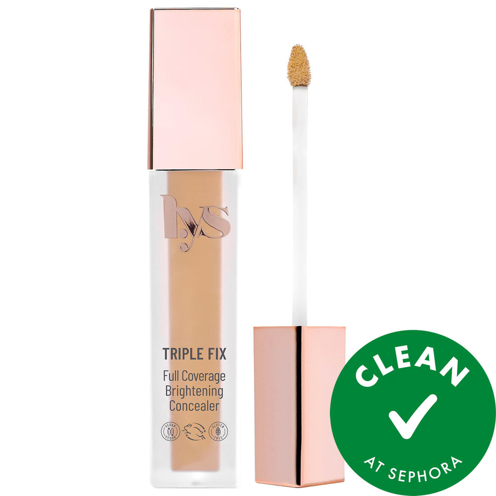 Triple Fix Brightening Concealer by Triple Fix - Vegan, Full Coverage, Natural Finish Triple Fix Brightening Concealer - Vegan & Full Coverage vegan concealer, natural finish concealer, full coverage concealer, brightening concealer, cruelty-free concealer, skincare-infused makeup, liquid concealer, Ashwagandha, Turmeric, Hyaluronic Acid, gluten-free, cruelty-free, vegan beauty, makeup for sensitive skin, conceal imperfections, natural-looking coverage