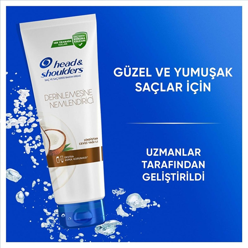 Head & Shoulders Coconut Oil Deep Moisturizing Hair Conditioner: Anti-Dandruff & Frizz Control, Hydrates Dry Scalp, Lasting Coconut Scent Head & Shoulders Coconut Oil Conditioner: Hydrates & Fights Flakes Coconut oil hair conditioner, Deep moisturizing conditioner, Anti-dandruff conditioner, Frizz control conditioner, Head and Shoulders conditioner, Dry scalp treatment, Coconut scented hair product, Moisturizing hair care, Hair and scalp treatment, hair conditioner, coconut hair product, moisturizing condit