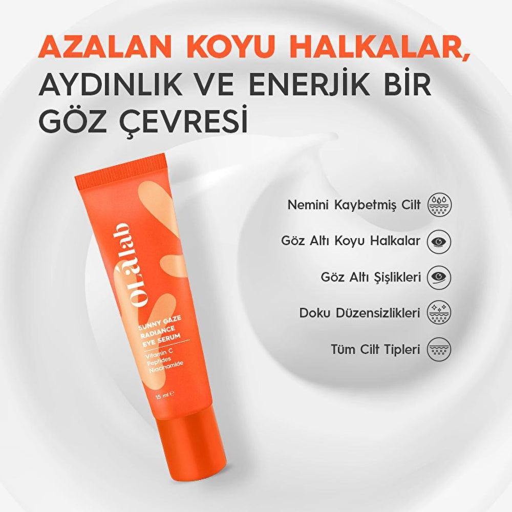 Olalab Vitamin C & Peptide Eye Cream for Dark Circles 15 ml