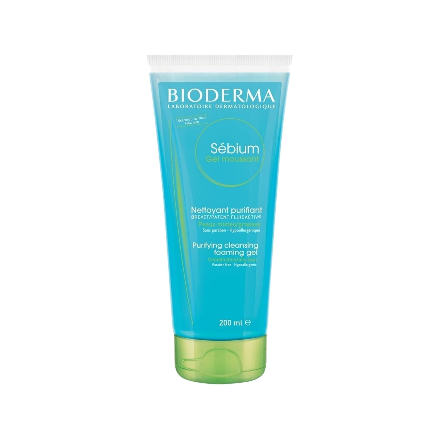Bioderma Sebium Foaming Gel Cleanser for Acne-Prone Skin - Dermatologically Tested, 200ml Bioderma Sebium Foaming Gel Cleanser for Acne-Prone Skin Bioderma Sebium Foaming Gel, dermatologically tested cleanser, acne prone skin care, deep cleansing gel, skincare for oily skin, foaming cleanser, gentle skincare, acne treatment, skincare routine, facial cleanser, oil control, pore minimization