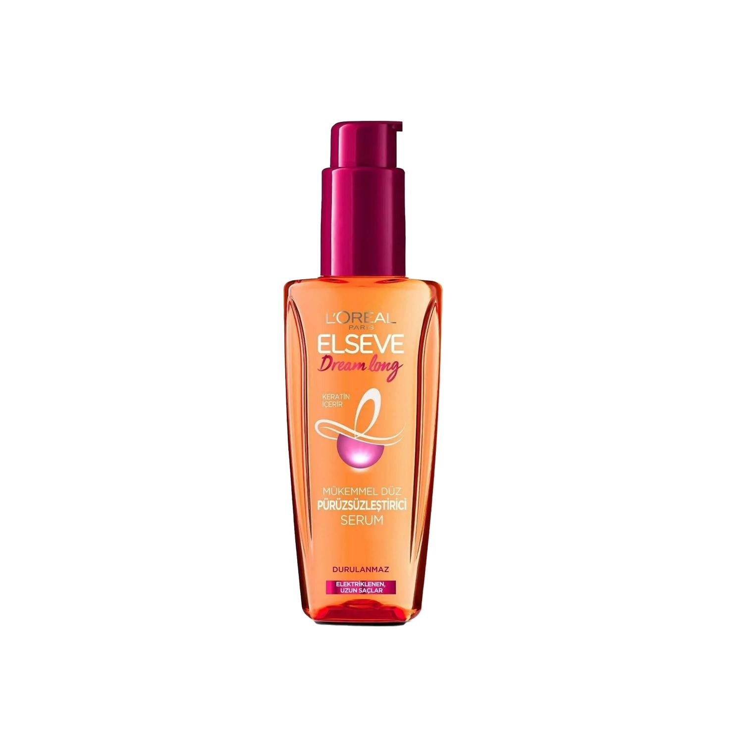 L&#39;Oreal Paris Elseve Dream Long Hair Smoothing Serum for Long Hair - 100ml L&#39;Oreal Paris Elseve Dream Long Smoothing Serum 100ml L&#39;Oreal Paris Elseve Dream Long, Hair Smoothing Serum, Long Hair Care, Hair Straightening Serum, 100 ml Hair Serum, Hair Care, Beauty Products, Smoothing Serum, Long Hair Solutions, Hair Management