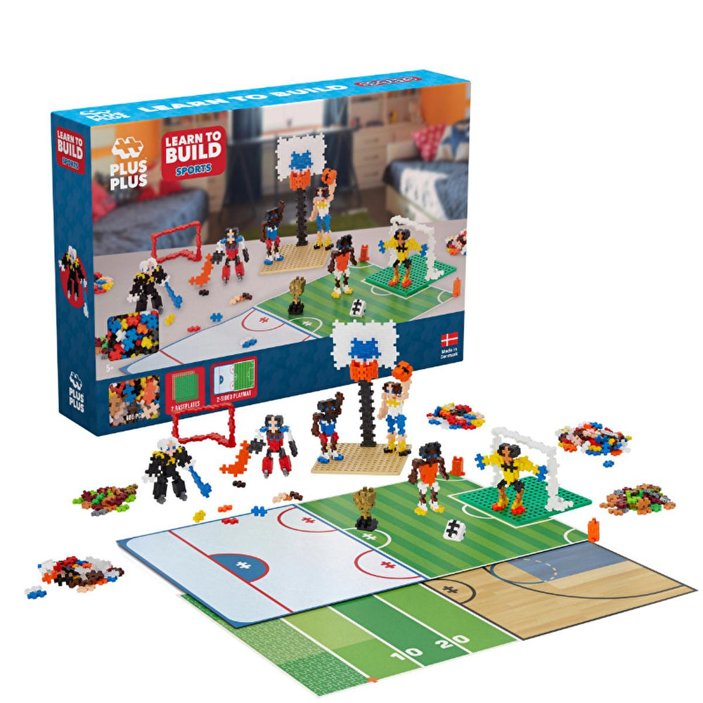 Plus Plus Construction Toy Set - 600 Piece Creative Building Blocks for Kids, Enhances Fine Motor Skills & - view 3
