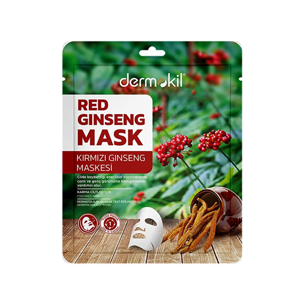 Dermokil Red Ginseng Clay Mask for Combination Skin 20g