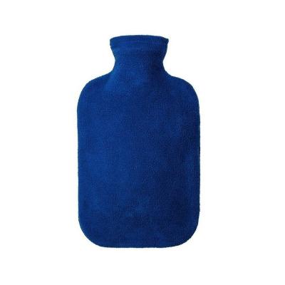 Fashy Polar Fleece Hot Water Bottle - 2 Liter Blue - Comfort & Pain Relief - image 2