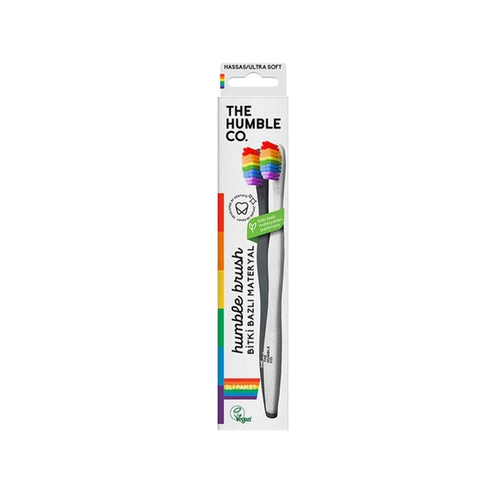 The Humble Co Adult Toothbrush, Plant-Based, Eco-Friendly Oral Care, Sustainable, Gentle on Teeth & Gums, Pack of 2 The Humble Co Adult Toothbrush - Eco-Friendly & Gentle Oral Care adult toothbrush, plant-based toothbrush, eco-friendly oral care, sustainable toothbrush, gentle toothbrush, biodegradable toothbrush, oral care for sensitive teeth, sustainable oral care products, eco-friendly toothbrush, The Humble Co, adult oral care, sustainable living, green living, zero waste, dental care, oral hygiene