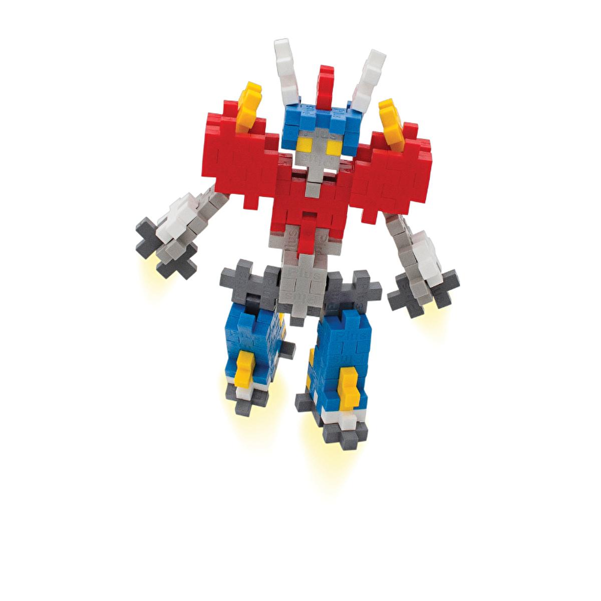 Plus Plus Mecha Bot 100 Piece Construction Toy for Kids - Creative Building Set, Reusable, Travel-Friendly Plus Plus Mecha Bot 100 Piece Construction Toy construction toy, creative building set, children's educational toy, Plus Plus toy, 100 piece building set, reusable toy, travel-friendly, made in Denmark, educational toy, kids building toy, creative play, imagination toy