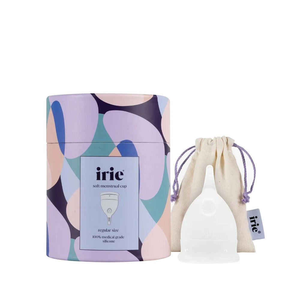 irie Transparent Regular Menstrual Cup for Reliable Comfort