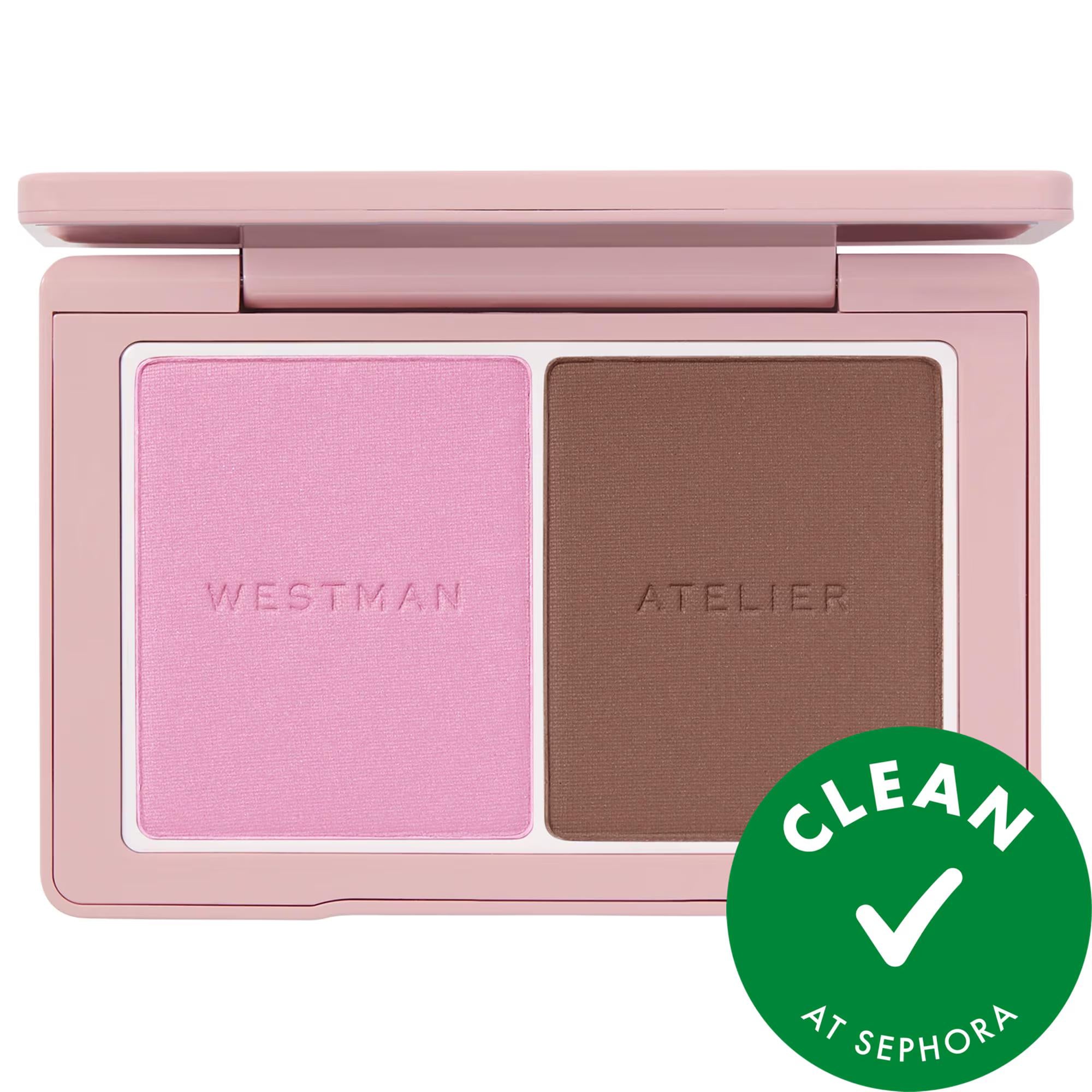 Baby Cheeks: Sculpt & Glow - Talc-Free Matte Contour Blush Duo | Buildable, Cruelty-Free Cheek Sculpting Powder for Natural Definition Baby Cheeks Matte Blush Contour Duo - Talc Free, Buildable contour blush duo, matte blush, talc free blush, cruelty free makeup, buildable contour, natural contour, cheek sculpting powder, long lasting blush, clean beauty makeup, pressed powder blush, blush, contour, makeup, cheek makeup, face makeup, matte finish, talc-free, buildable, phytosqualane, pomegranate extract, vo