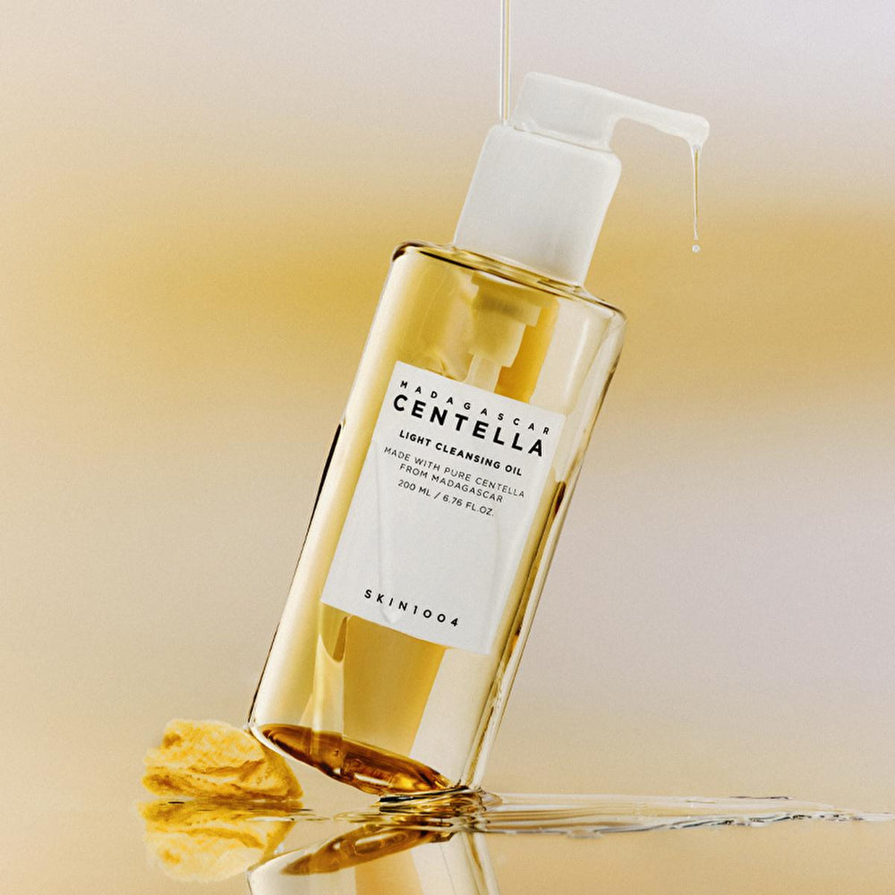 Skin1004 Madagascar Centella Cleansing Oil: Gentle K-Beauty Facial Cleanser & Makeup Remover for Sensitive Skin - 200ml Skin1004 Centella Cleansing Oil: Gentle K-Beauty Cleanser cleansing oil, facial cleanser, makeup remover, centella asiatica, sensitive skin cleanser, Skin1004 cleansing oil, gentle cleansing oil, k-beauty cleanser, K-beauty, skincare, gentle makeup removal, soothing cleanser, hydrating cleanser, plant-based cleanser, natural skincare, sensitive skin, irritated skin, redness relief, inflamm