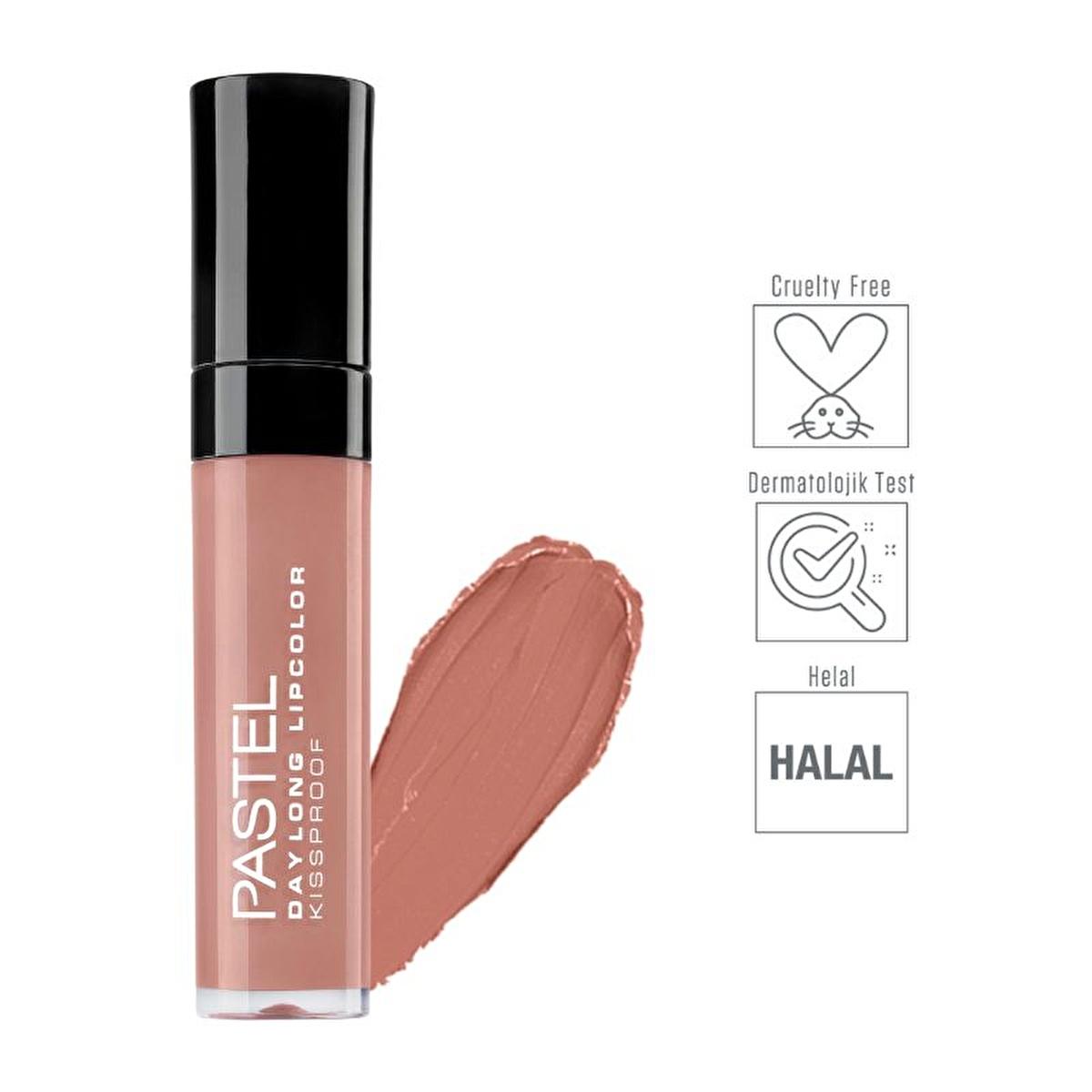 pastel-day-long-lipcolor-kissproof-no-47, pastel-matte-liquid-lipstick-no-47, pastel-daylong-lipcolor-bottle Pastel Day Long Lipcolor Kissproof Ruj No:47 - Long-Lasting, Waterproof Formula for Makeup Enthusiasts | 7ml Pastel Day Long Lipcolor Kissproof No. 47 pastel, lipcolor, liquid-lipstick, matte-lipstick, long-lasting, waterproof, vegan, cruelty-free, makeup, ai-generated