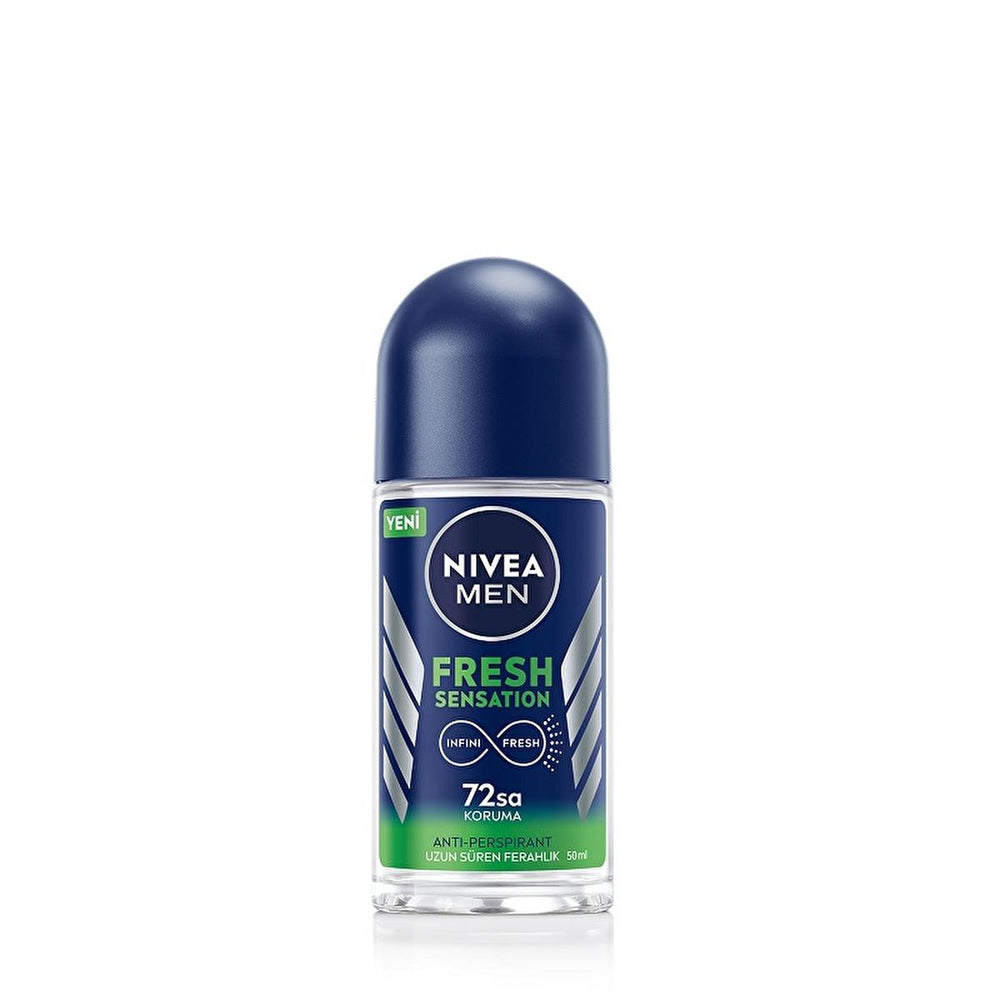 NIVEA Men Fresh Sensation Roll-On Deodorant for Men - 72 Hour Protection, Long Lasting Freshness, Dermatologically - view 6