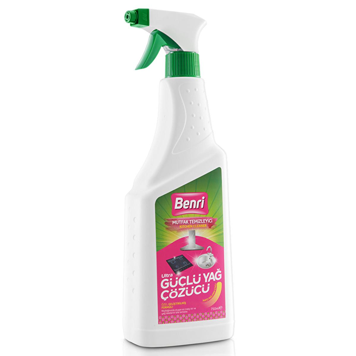 Benri Kitchen Cleaner 750 ml - Effective Grease Remover & Multi-Surface Cleaner Benri Kitchen Cleaner 750 ml - Effective Grease Remover kitchen cleaner, Benri Mutfak Temizleyici, effective kitchen cleaning, grease remover, multi-surface cleaner, cleaning products, kitchen cleaning solutions, hygiene products, home cleaning essentials