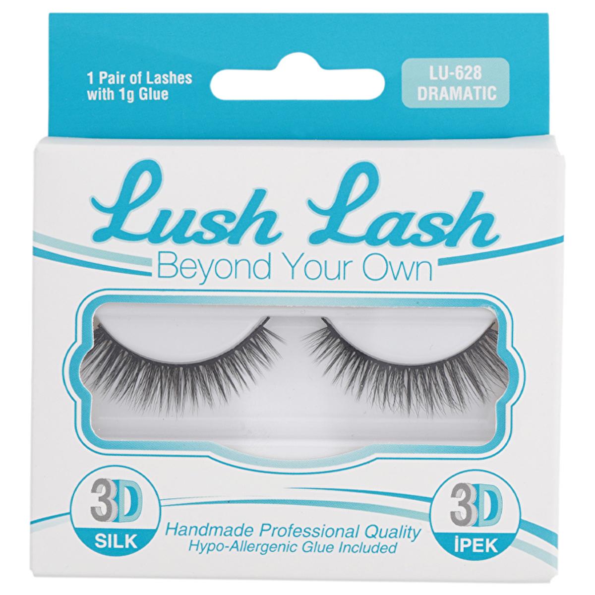 Lush Lash 3D Silk False Eyelashes for Dramatic Look - Cosmetic Eyelashes Enhancement Lush Lash 3D Silk False Eyelashes - Dramatic Look false eyelashes, 3D eyelashes, silk eyelashes, dramatic eyelashes, cosmetic eyelashes, beauty products, makeup accessories, eyelash enhancement, voluminous lashes, dramatic lash effect, silk false eyelashes, cosmetic false eyelashes, beauty enhancements