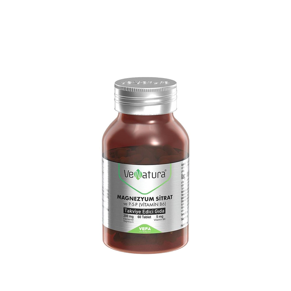 VeNatura Magnesium Citrate & Vitamin B6 Supplement 60 Tablets