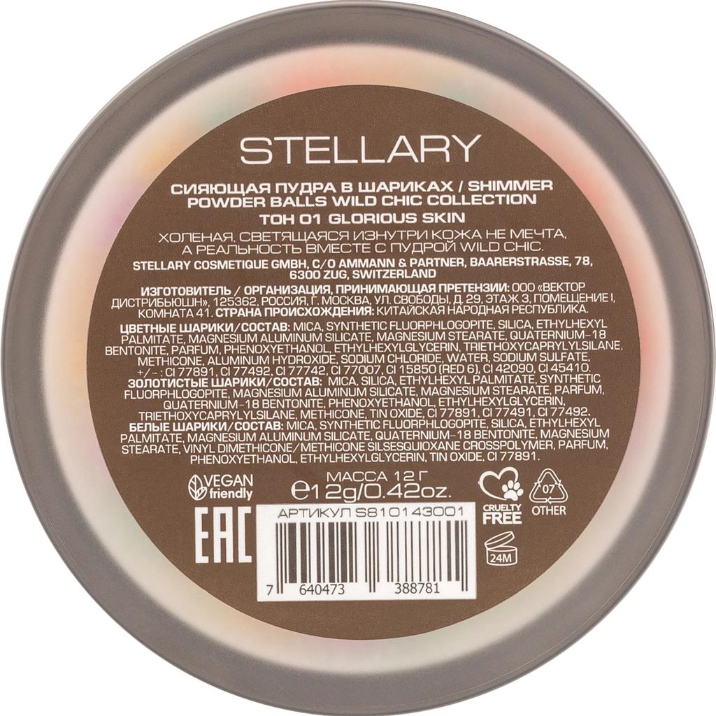 Stellary Wild Chic Shimmer Powder 01 Glorious Skin
