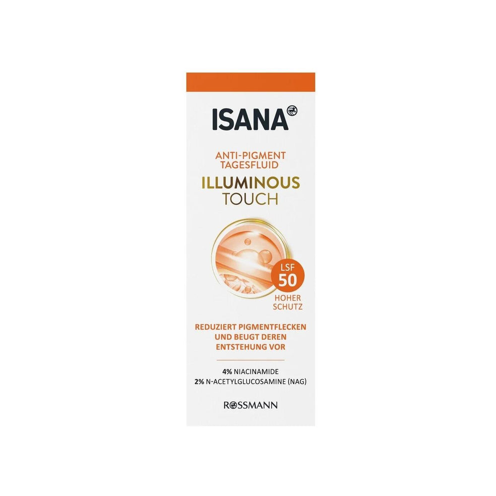 Isana Illuminous Touch Day Cream SPF 50 for Dark Spots 30 ml