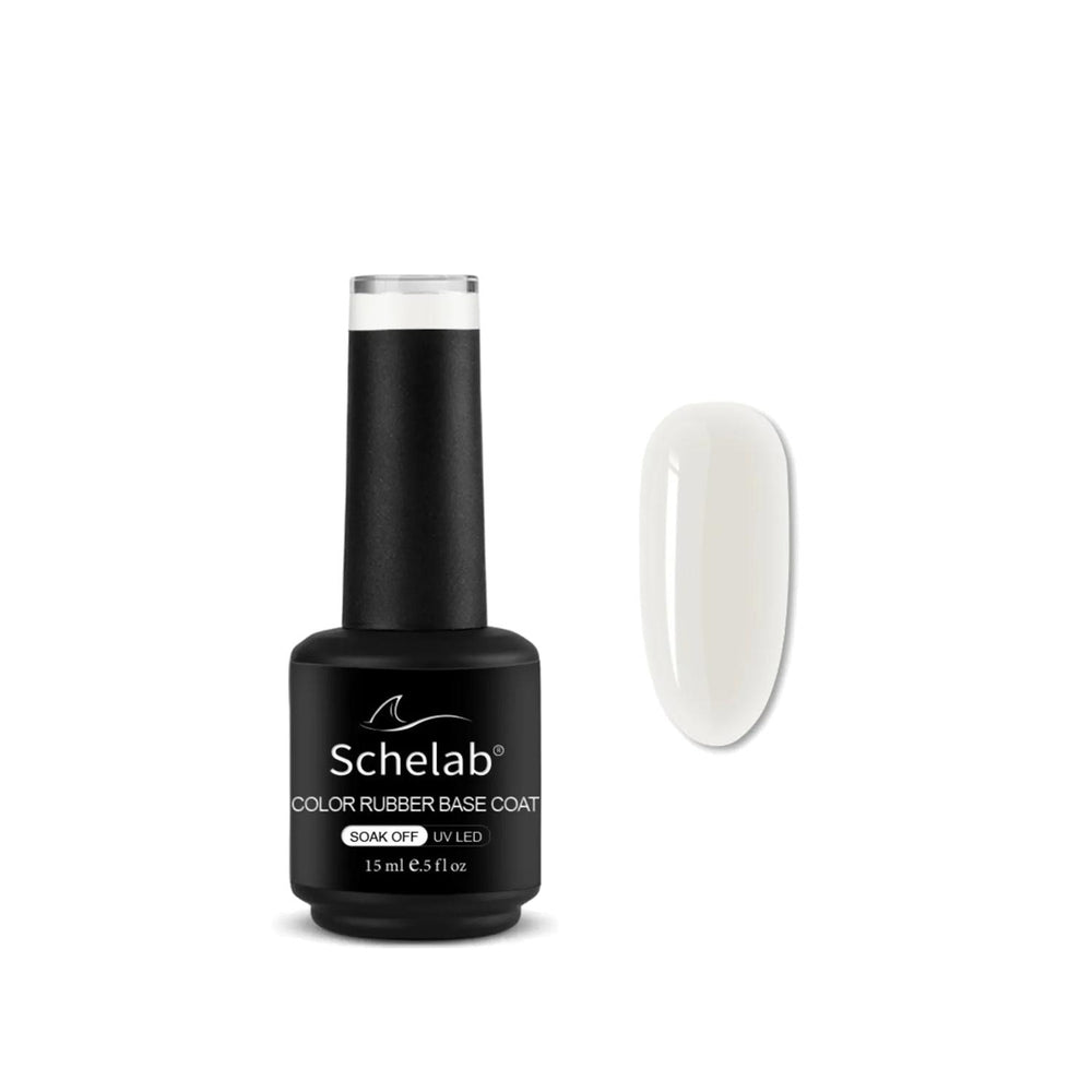Schelab 002 Rakı Beyazı Rubber Base Coat - Colored Nail Base for Long-Lasting Polish, 15 ml Schelab 002 Rakı Beyazı Rubber Base Coat - 15ml Nail Base Coat, Rubber Base Coat, Schelab, Colored Nail Base, 002 Rakı Beyazı, Nail Care, Nail Polish Base, Long-Lasting Nail Finish, Nail Protection, Professional Nail Care, Nail Beauty Products