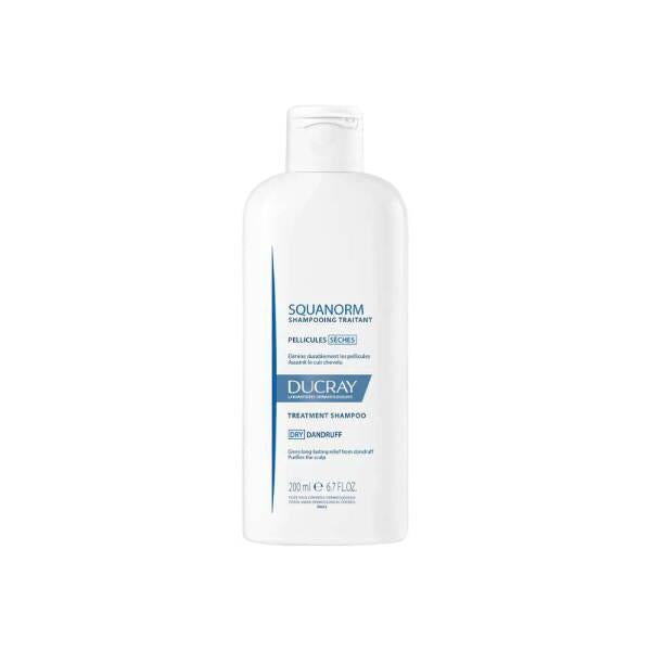 Ducray Squanorm Dry Dandruff Treatment Shampoo - Anti-Dandruff, Moisturizing, 6.76 fl oz Ducray Squanorm Shampoo for Dry Dandruff Relief Dandruff Treatment Shampoo, Dry Scalp Relief, Anti-Dandruff Shampoo, Squanorm Dry Dandruff Treatment, Ducray Squanorm Shampoo, Moisturizing Shampoo, Scalp Care, Dandruff Relief, Glycerin, Tocopherol, Glycolic Acid, Piroctone Olamine, Hair Care, Scalp Soothing, Anti-Dandruff, Flake-Free, Healthy Scalp, Shampoo for Dry Dandruff