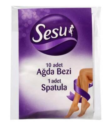 Sesu Wax Strips - 10 Pack + Spatula | Hair Removal - view 2