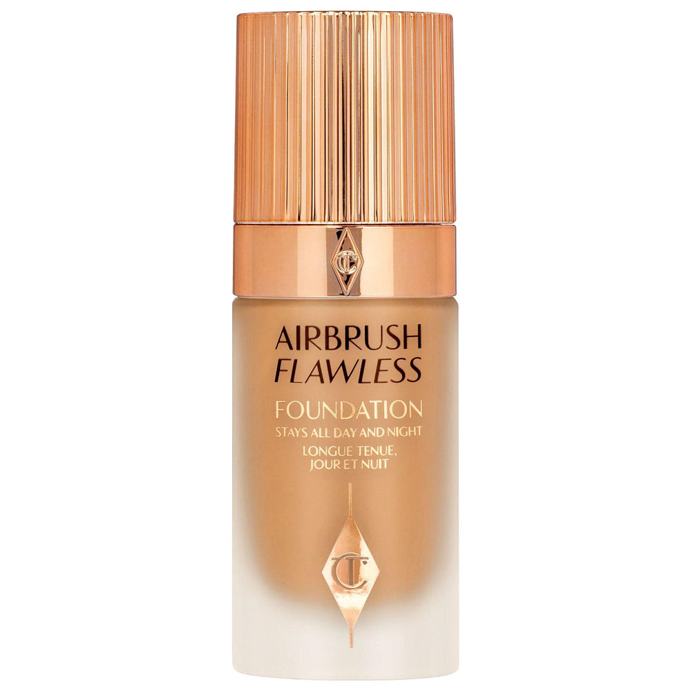 Charlotte Tilbury Airbrush Flawless Longwear Foundation: Full Coverage, Matte Finish, Vegan & Waterproof for Poreless-Looking Skin Charlotte Tilbury Longwear Foundation: Full Coverage & Matte Finish longwear foundation, full coverage foundation, matte foundation, vegan foundation, cruelty-free foundation, foundation for dry skin, foundation for combination skin, poreless foundation, sweat proof foundation, waterproof foundation, foundation, makeup, face makeup, long lasting makeup, hydrating foundation, wri