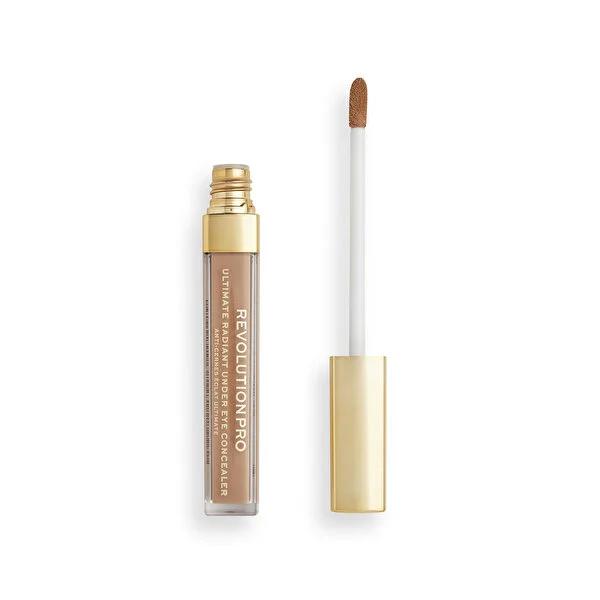 Revolution Pro Ultimate Radiant Under Eye Concealer Liquid C10 4.5ml - Brightening, Hydrating Concealer for Dark Circles Revolution Pro Ultimate Radiant Under Eye Concealer - Brightening & Hydrating Under Eye Concealer, Liquid Concealer, Brightening Concealer, Hyaluronic Acid Concealer, C Vitamin Concealer, Dark Circle Solution, Makeup for Sensitive Skin, Hydrating Concealer, Radiant Skin, Beauty Essentials, Makeup Must-Haves, Revolution Pro, Concealer for Dark Circles, Brightening Makeup, Skincare in Makeu