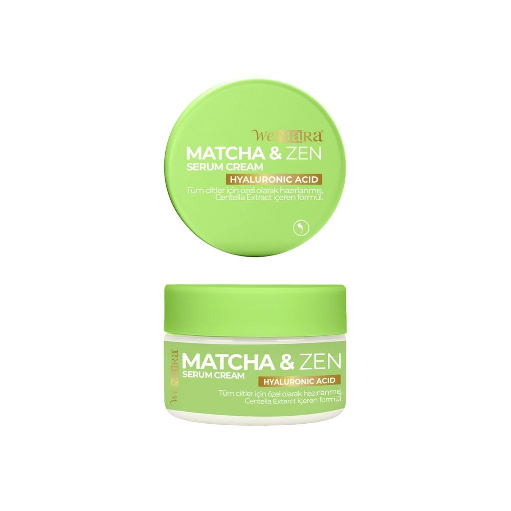 WeMara Matcha &amp; Zen Serum Cream for Soothing Hydration 40ml