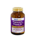 Wellcare Magnesium & Vitamin B6 Daily Wellness Support, 90 Tablets
