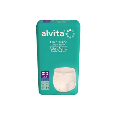 Alvita Adult Incontinence Pants L Size - Comfortable, Absorbent, Discreet Protection for Adults - Baby Care