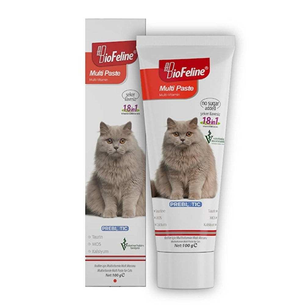 Biofeline Cat Multivitamin Supplement Paste - Boosts Immunity & Coat Health - 100g - view 2
