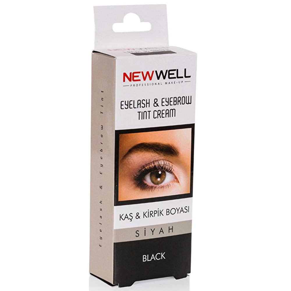 New Well Eyebrow and Eyelash Dye - Natural Black Color, Plant-Based Formula for Sensitive Eyes - view 2