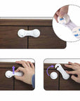 Miny Baby Cabinet Safety Lock - Child Safe Cabinet Locks with 3M Adhesive Tape, 2 Pack Miny Baby Cabinet Safety Lock - Secure Child Safety cabinet safety lock, child safety lock, baby safety product, cabinet lock, childproofing, baby safety, nursery safety, home safety, child safety products, babyproofing, safety locks, adhesive safety locks, 3M adhesive, easy installation safety locks